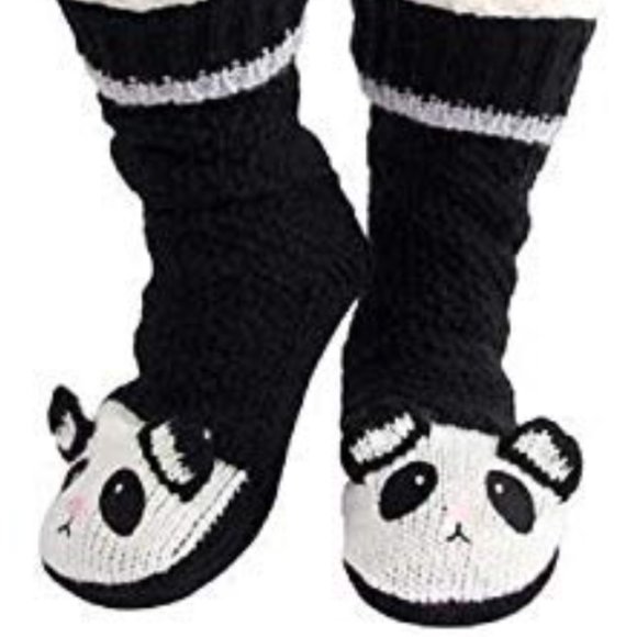 Jane and Bleecker Accessories - Jane and Bleecker Panda Cozy Sock Slippers OS